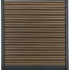 Composiet Premium Tuinscherm - Rhombus Stripe - 185cm - Horizontaal