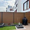 Composiet Schutting - Rhombus Teak - Horizontaal