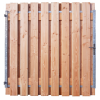 Douglas Tuinpoort 130x195 cm | Stalen frame met slotkast | Verstelbaar | 15x140 mm | Fijnbezaagd