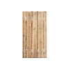 Grenen Schaaldelen Tuinpoort 100x195 cm | Stalen frame met slotkast | Verstelbaar