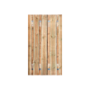 Grenen Schaaldelen Tuinpoort 110x195 cm | Stalen frame met slotkast | Verstelbaar