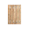 Grenen Schaaldelen Tuinpoort 130x195 cm | Stalen frame met slotkast | Verstelbaar