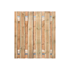 Grenen Schaaldelen Tuinpoort 170x195 cm | Stalen frame met slotkast | Verstelbaar
