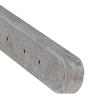 Hout-beton schuttingpaal Stampbeton 10x10x190 Grijs