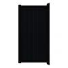Aluminium Tuinpoort | Maatwerk t/m 97x90cm | Aluminium Black | Verticaal | Zwart aluminium frame