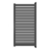 Aluminium Tuinpoort | 125x175cm | Sight 50 - Antraciet | Horizontaal | Antraciet aluminium frame