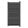 Aluminium Tuinpoort | 125x175cm | Sight 50 - Black | Horizontaal | Antraciet aluminium frame