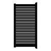 Aluminium Tuinpoort | 125x175cm | Sight 50 - Black | Horizontaal | Zwart aluminium frame