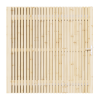 Vuren Rhombus Tuinpoort 180x195 cm | Stalen frame met slotkast | Verstelbaar | 18x45 mm