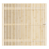Vuren Rhombus Tuinpoort 190x195 cm | Stalen frame met slotkast | Verstelbaar | 18x45 mm