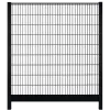 Aluminium dubbelstaafmat Trellis | 178cm | Zwart