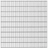 Aluminium dubbelstaafmat Trellis | 178cm | Zwart