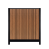Composiet Premium Tuinscherm - Barcode Stripe - Verticaal