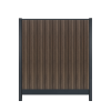 Composiet Premium Tuinscherm - Barcode Walnut - Verticaal