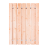 Douglas Tuinpoort 130x195 cm | Stalen frame met slotkast | Verstelbaar | 15x140 mm | Fijnbezaagd