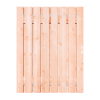Douglas Tuinpoort 140x195 cm | Stalen frame met slotkast | Verstelbaar | 15x140 mm | Fijnbezaagd