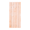 Douglas Tuinpoort 85x195 cm | Stalen frame met slotkast | Verstelbaar | 15x140 mm | Fijnbezaagd
