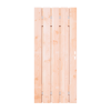 Douglas Tuinpoort 80x195 cm | Stalen frame met slotkast | Verstelbaar | 15x140 mm | Fijnbezaagd