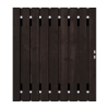 Zwart Grenen Tuinpoort 160x195 cm | Stalen frame met slotkast | Verstelbaar | 16x140 mm