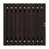 Zwart Grenen Tuinpoort 180x195 cm | Stalen frame met slotkast | Verstelbaar | 16x140 mm