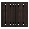 Zwart Grenen Tuinpoort 200x195 cm | Stalen frame met slotkast | Verstelbaar | 16x140 mm