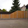 Tuinscherm Douglas 19 planks 150x150 cm BxH | Geschaafd | Verticaal | Recht