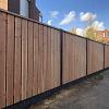 Tuinscherm Douglas 23 planks 180x180 cm BxH | Fijnbezaagd | Verticaal | Recht