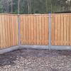 Tuinscherm Douglas 23 planks 180x180 cm BxH | Fijnbezaagd | Verticaal | Recht