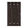 Zwart Grenen XL Tuinpoort 120x195 cm | Stalen frame met slotkast | Verstelbaar