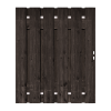 Zwart Grenen XL Tuinpoort 150x195 cm | Stalen frame met slotkast | Verstelbaar