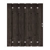 Zwart Grenen XL Tuinpoort 140x195 cm | Stalen frame met slotkast | Verstelbaar