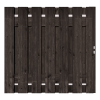 Zwart Grenen XL Tuinpoort 190x195 cm | Stalen frame met slotkast | Verstelbaar