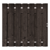 Zwart Grenen XL Tuinpoort 170x195 cm | Stalen frame met slotkast | Verstelbaar