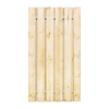 Grenen Tuinpoort 100x195 cm | Stalen frame met slotkast | Verstelbaar | 17x140 mm
