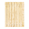 Grenen Tuinpoort 140x195 cm | Stalen frame met slotkast | Verstelbaar | 17x140 mm