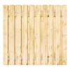 Grenen Tuinpoort 190x195 cm | Stalen frame met slotkast | Verstelbaar | 17x140 mm