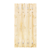 Grenen Tuinpoort 90x195 cm | Stalen frame met slotkast | Verstelbaar | 17x140 mm