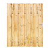 Grenen XL Tuinpoort 130x195 cm | Stalen frame met slotkast | Verstelbaar | 18x195 mm