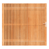 Bangkirai Rhombus Tuinpoort 170x195 cm | Stalen frame met slotkast | Verstelbaar