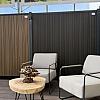Composiet Premium Tuinscherm - Barcode Walnut - Verticaal