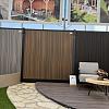 Composiet Premium Tuinscherm - Barcode Walnut - Verticaal