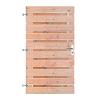 Douglas Horizontale Tuinpoort 100x180 cm | 15x140 mm | 21-planks model