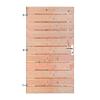 Douglas Horizontale Tuinpoort 100x180 cm | 15x140 mm | 23-planks model