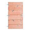 Douglas XL Horizontale Tuinpoort 100x180 cm | 22x200 mm | XL 13-planks model