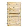 Grenen Horizontale Tuinpoort 100x180 cm | 17x140 mm | 17-planks model