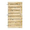 Grenen Horizontale Tuinpoort 100x180 cm | 17x140 mm | 19-planks model