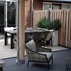 Tuinscherm Keruing 21 planks 180x180 cm BxH | Geschaafd | Verticaal | Recht