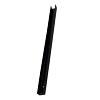 U-profiel t.b.v. betonplaat - Zwart - 72cm