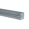 Combiwood gladde betonpaal Grijs 10x10x275cm Eindpaal