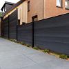 Composiet Premium Tuinscherm - Natural Solid Black - Horizontaal